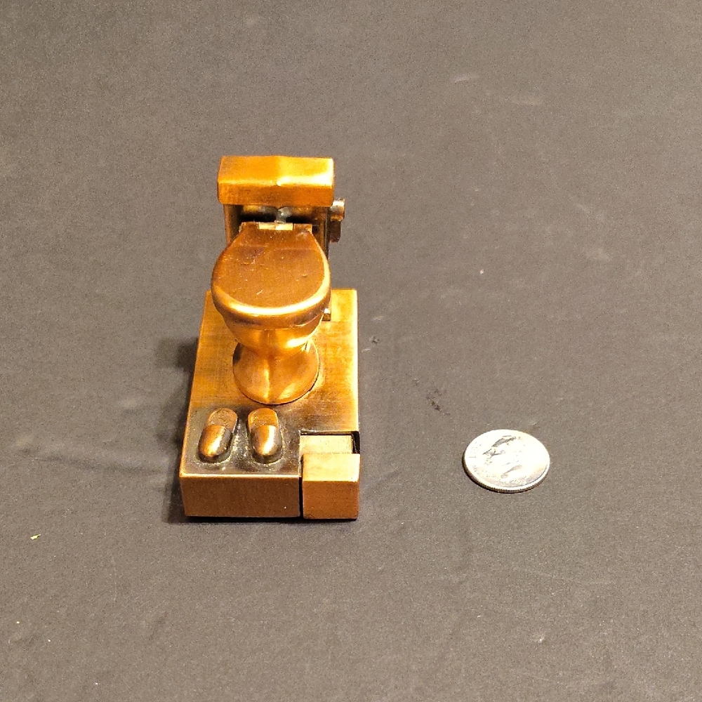 Miniature Copper Toilet Lighter
